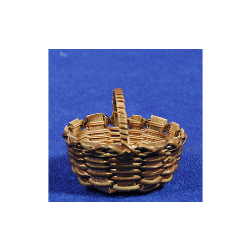 Cesto una anse oval 7 cm vimini