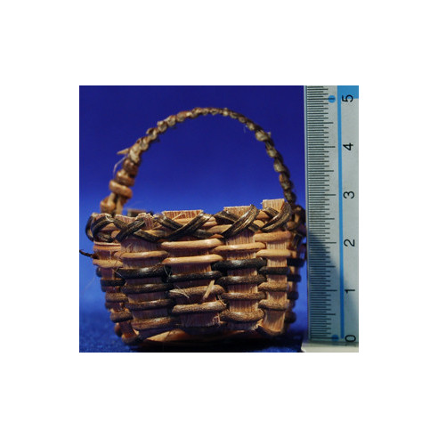 Cesto una anse oval 7 cm vimini