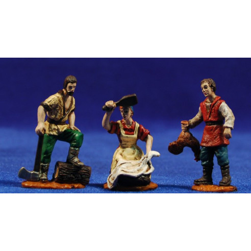 Gruppo di 3 pastori M3 5 cm  Durexina Oliver