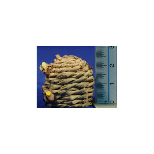 Beehive with bees 2,5 cm wicker