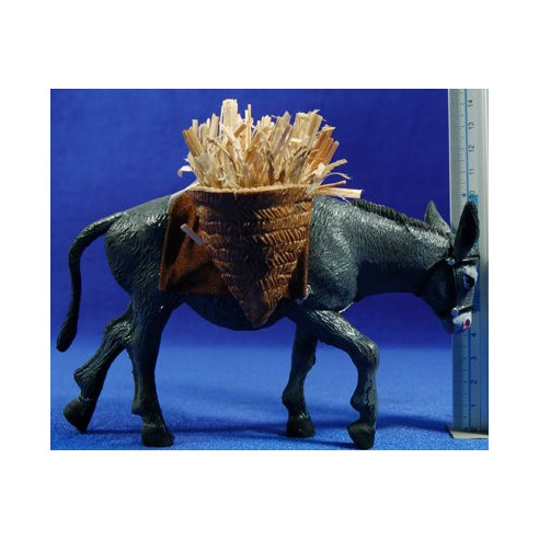 Donkey with straw 15 cm durexina Oliver