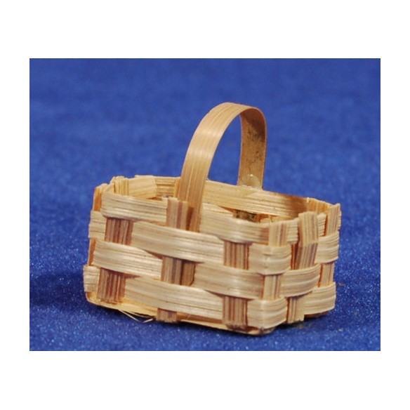 Cesto piano con anse 4 cm  vimini