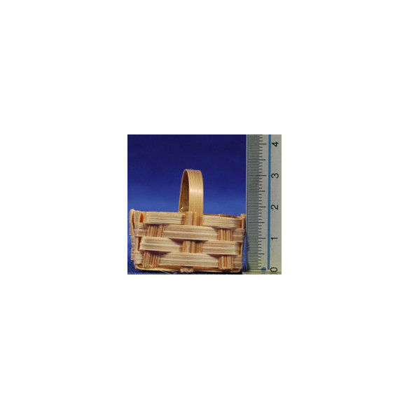 Cesto piano con anse 4 cm  vimini