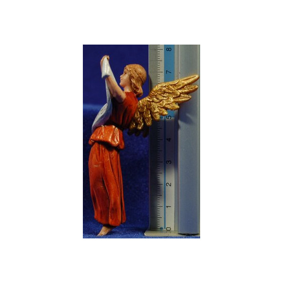 Ángel naranja 10 cm plástico Moranduzzo - Landi