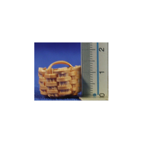 Basket two handle diameter 2 cm wicker