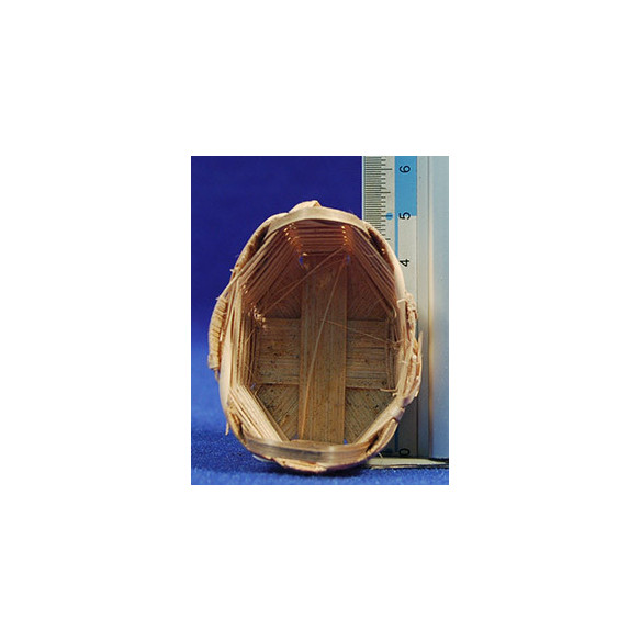 Basket oval plan with handles 5,5 cm wicker