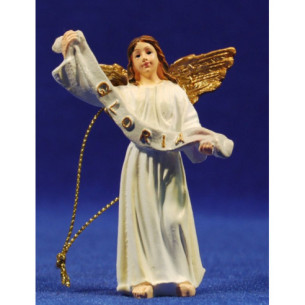Angel stanf-hanging white 7 cm resin