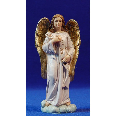Àngel de peu blanc 11 cm resina