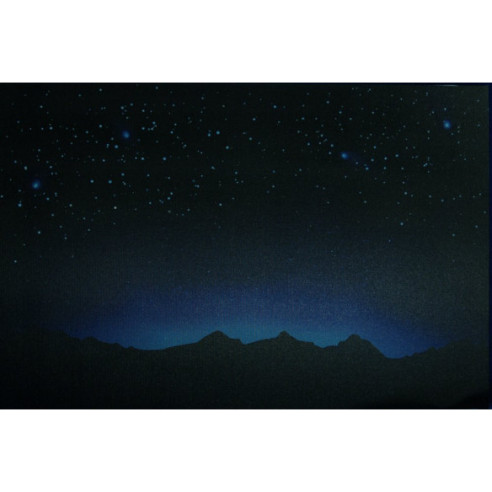 Sfondo stelle e montagne 60x40 cm luminoso carta