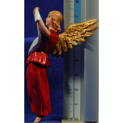 Ángel rojo 10 cm plástico Moranduzzo - Landi