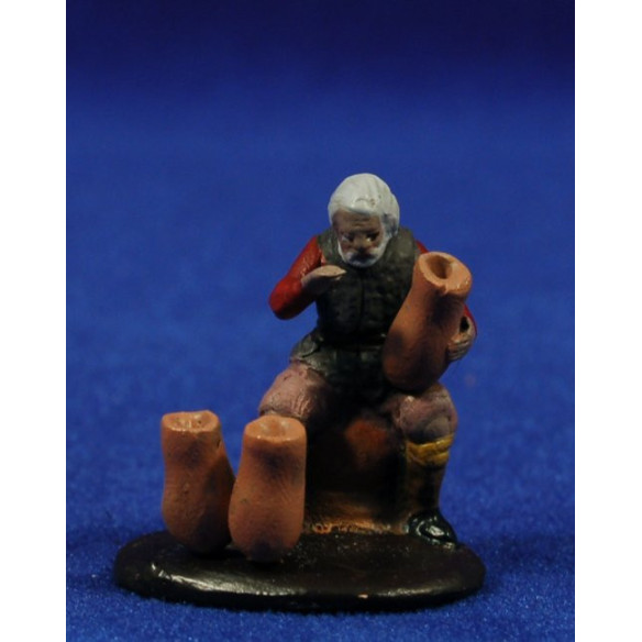 Pastor terrissaire 5 cm fang pintat Figuralia