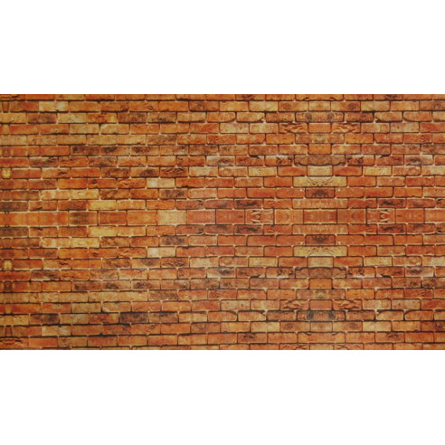 Muro di mattoni simulato 50x70 cm