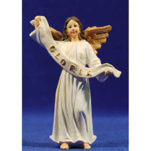 Ángel colgar-de pie blanco 11 cm resina
