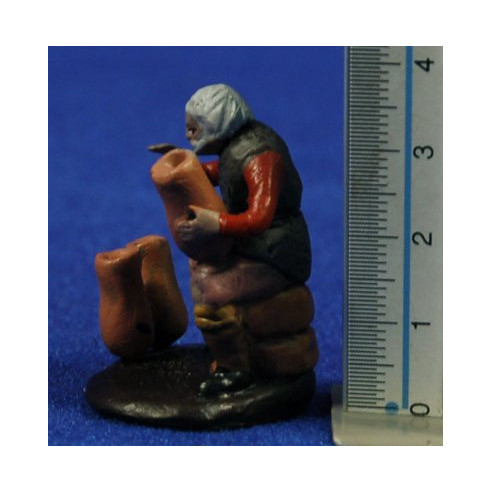 Pastor terrissaire 5 cm fang pintat Figuralia