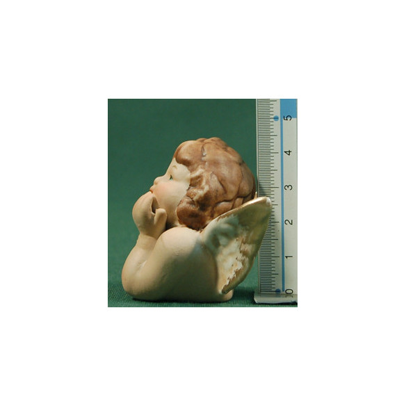Grupo de 2 bustos de ángel sobremesa 5 cm resina