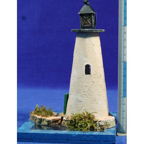 Faro con luz 19 cm papel