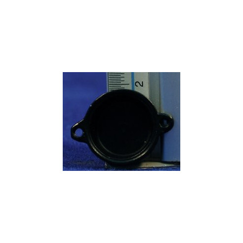 Pentola nera con coperta 2 cm metallo