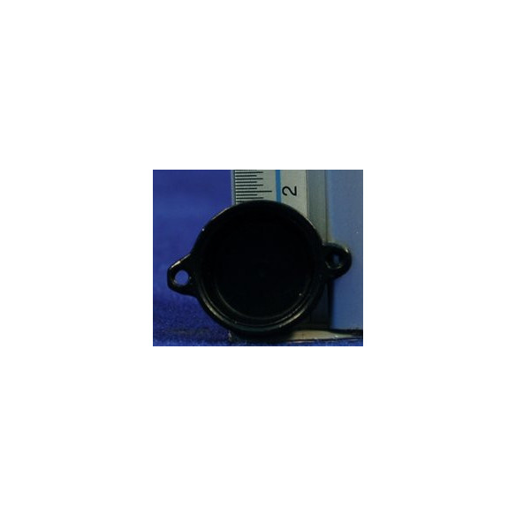 Pentola nera con coperta 2 cm metallo