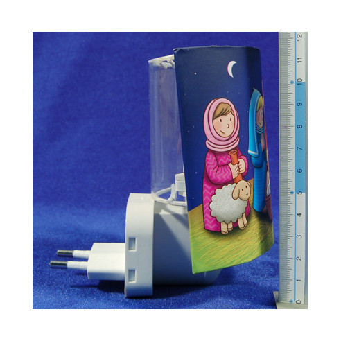 Mini lámpada con nacimiento 11 cm metal La lluna
