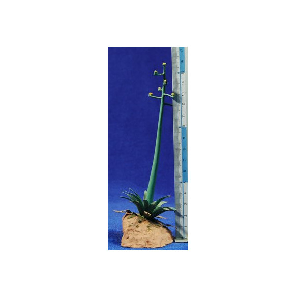 Agave fiore 14 cm metallo