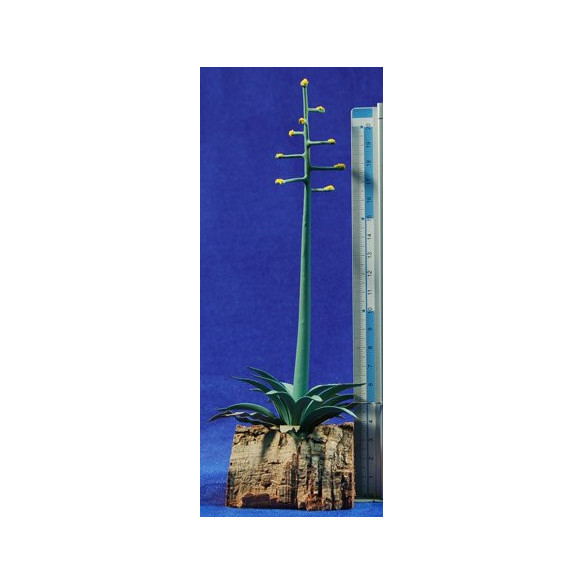 Agave fiore 19 cm metallo