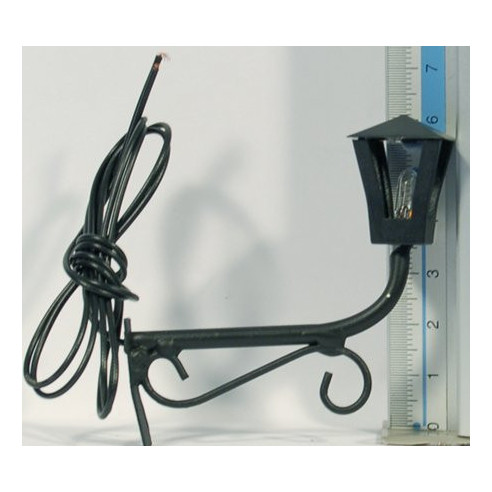 Farola luz blanca soporte (12V) 2,5 cm metal