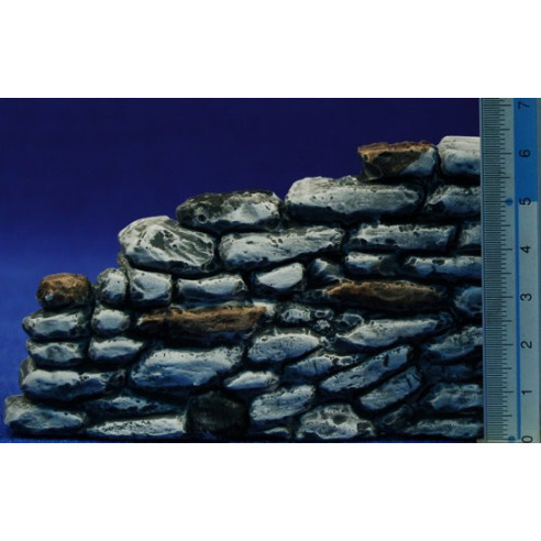 Stone wall angle 10x8x6 cm resin