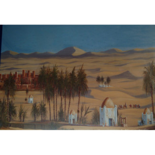 Sfondo 90x65 cm con luce carta Belenes Puig
