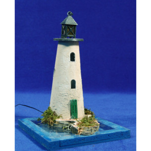 Faro con luice 19 cm carta
