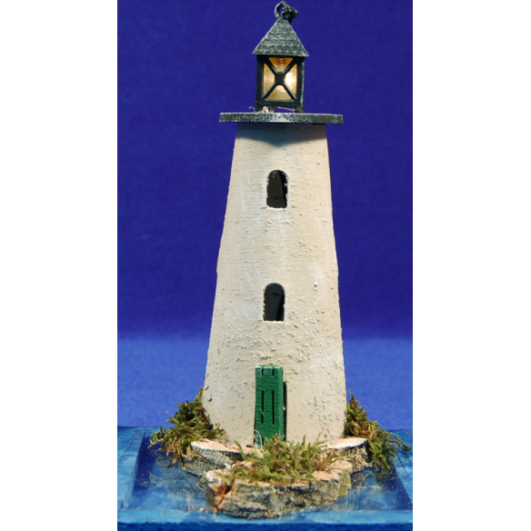 Faro con luice 19 cm carta