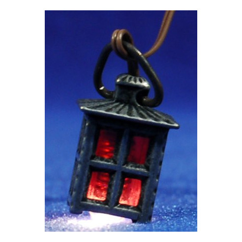 Lampada luce rossa lampadina 2,2 cm metallo