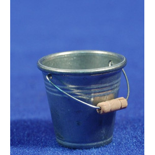 Bucket wooden handle 3 cm metal
