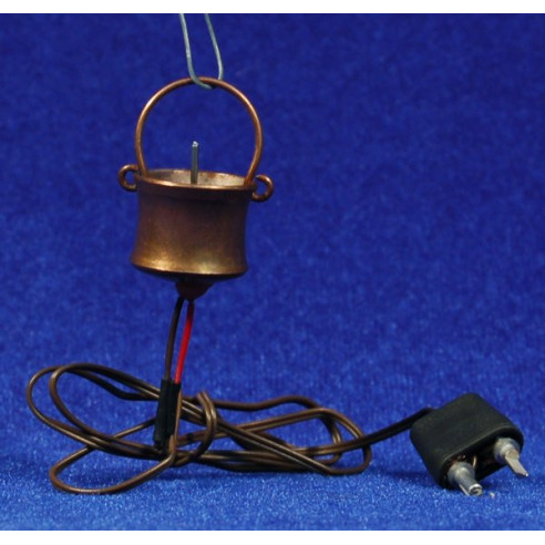 Olla con humo 2,5 cm metal