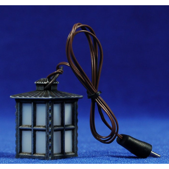 Bulb street light white 3,8 cm metal
