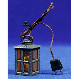 Farola bombilla luz amarilla 4,5 cm metal