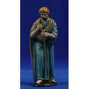 Pastor 12 cm barro pintado Figuralia