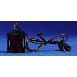 Lampada luce rossa lampadina 2,9 cm metallo