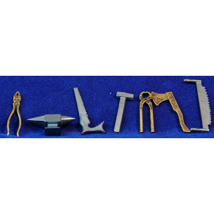 Conjunto 7 herramientas 3-5 cm metal
