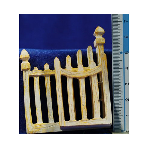 Vallado con puerta 7 cm resina
