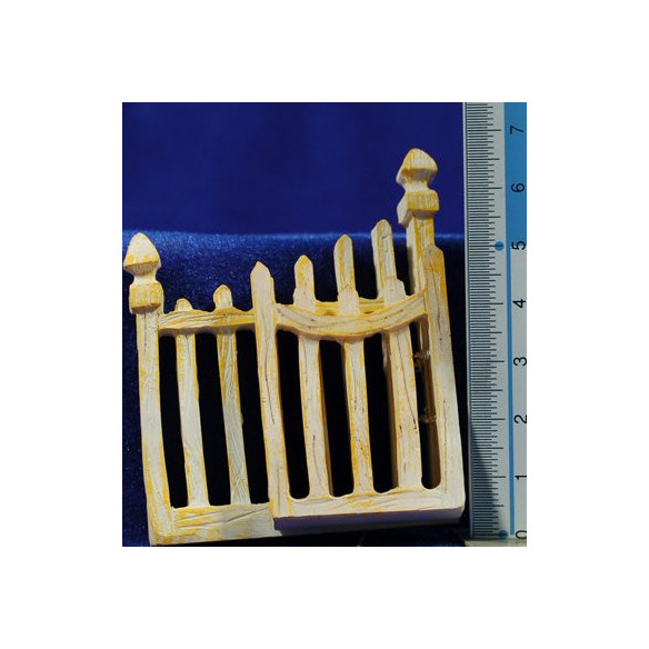 Vallado con puerta 7 cm resina