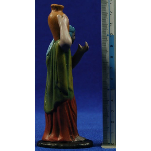 Pastor con jarra 12 cm barro pintado Figuralia