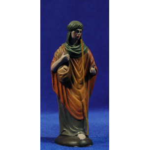 Shepherd with bread sack 12 cm clay painted Figuralia