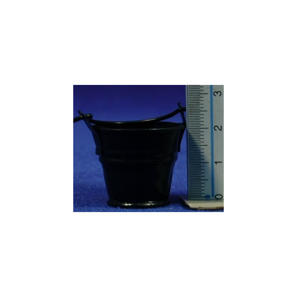Cubo negro 2,5 cm metal