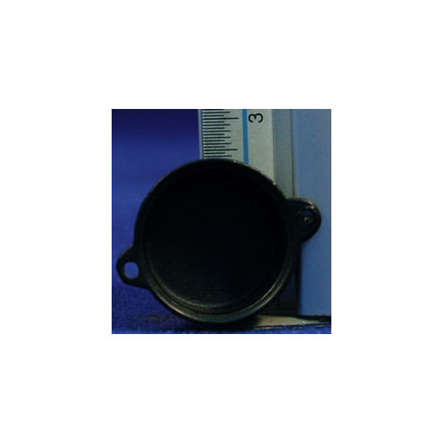 Pentola nera con coperta 2,5 cm metallo