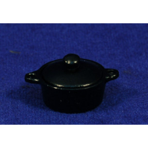 Black stewpot 2 cm metal