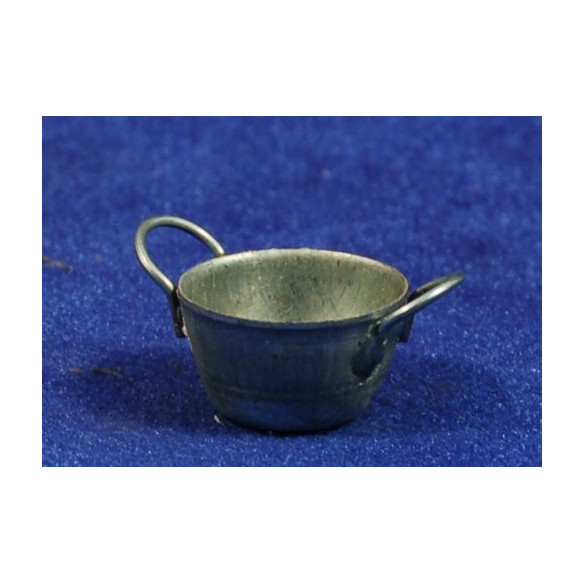 Cubo redondo 1,7 cm metal