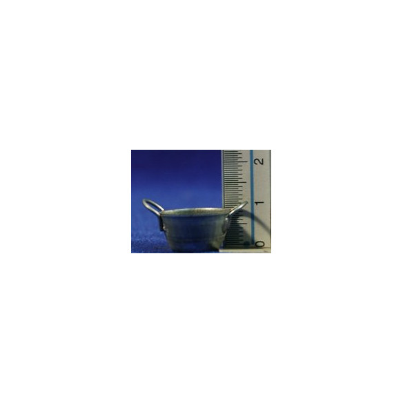 Cubo redondo 1,7 cm metal