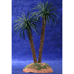 Palmera grupo de dos 13 cm metal