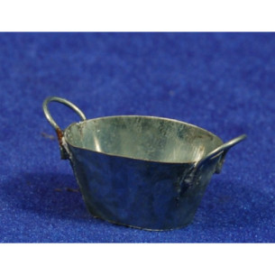 Oval bucket 2,5 cm metal