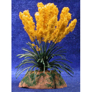 Plant yellow 13 cm metal